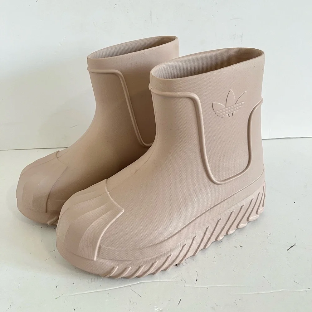 Adidas ADIFOM SUPERSTAR Rain Boot Wonder Taupe Size 5.5